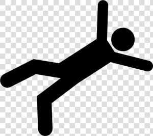 Transparent Person Falling Png   Falling Icon  Png Download