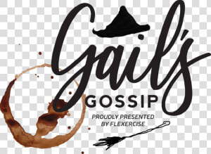 Gails Gossip Signature Final Black   Calligraphy  HD Png Download