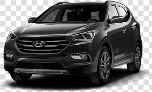 Titanium Silver   2019 Hyundai Santa Fe Xl Black  HD Png Download