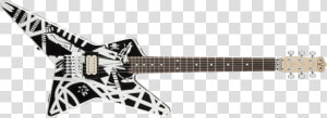 Evh Striped Star Guitar  HD Png Download