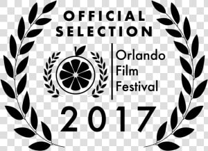 Laural Template 2017 Black   Orlando Film Festival 2017  HD Png Download