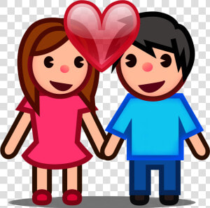 Filepeo Couple In Love   Couple Emoji Png  Transparent Png