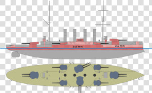 Cuniberti Ideal Battleship  HD Png Download