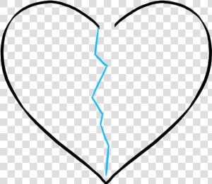 Drawing Detail Broken Heart   Draw Broken Heart  HD Png Download