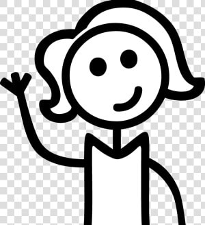 Stick Person Woman Stick Figure Clip Art Clipartfest   Girl Stick Figure Png  Transparent Png