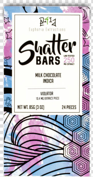 Shatter Bars Milk Chocolate  HD Png Download