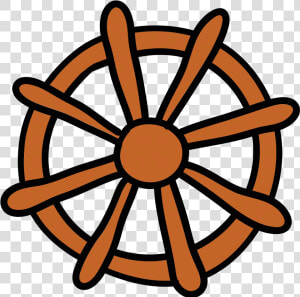 Ship Wheel Icon   Ship Steering Wheel Clipart  HD Png Download