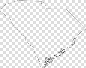 North Carolina State Outline Png Black And White Library   South Carolina Colony Outline  Transparent Png