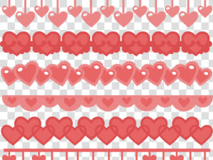 Transparent Pink Heart Clipart Border   Heart Border Svg  HD Png Download