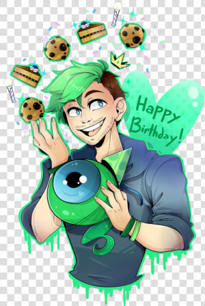 Happy Birthday  therealjacksepticeye Hope Your Day   Jacksepticeye Saying Happy Birthday  HD Png Download