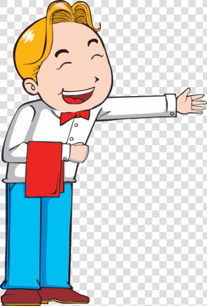 Waiter Download Clip Art   Welcome To The Restaurant  HD Png Download