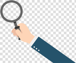 Magnifying Glass Png   Hand Holding Magnifying Glass Vector Png  Transparent Png