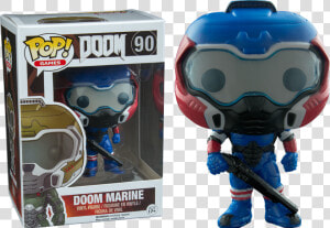 Doom Marine Funko Pop  HD Png Download