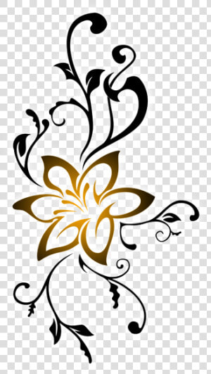 Tattoo Henna Art Mehndi   Tribal Flower Tattoo Png  Transparent Png