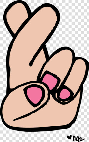 Fingers Crossed Clip Art   Clip Art Fingers Crossed  HD Png Download