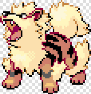 Arcanine Pokemon Rojo Fuego  HD Png Download