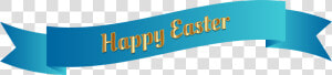 Blue Happy Easter Banner Png Clip Art Image   Happy Easter Png Transparent Background  Png Download