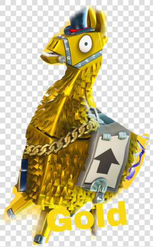  llama  fortnite  gold  golden   Fortnite Save The World Golden Llama  HD Png Download