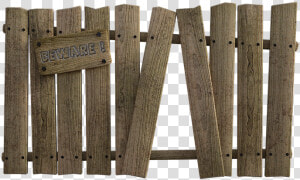 Dog  Fence  Beware  Backyard  Canine  Animals  Barn   Plank  HD Png Download