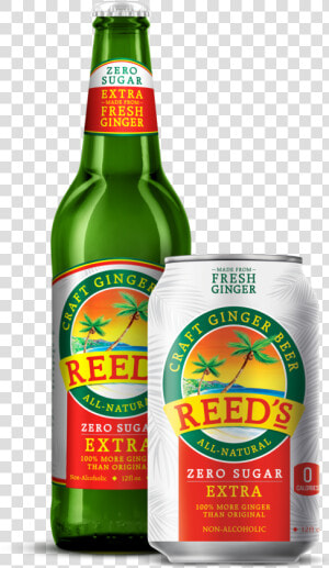 Reeds Zero Sugar Ginger Beer Keto Friendly  HD Png Download