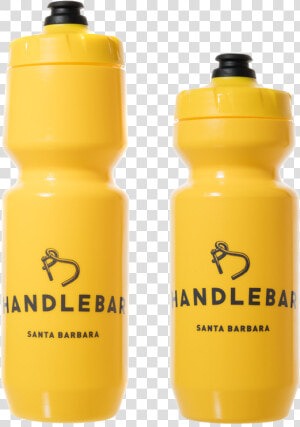 Handlebar Water Bottle   Yellow Water Bottle Sports  HD Png Download