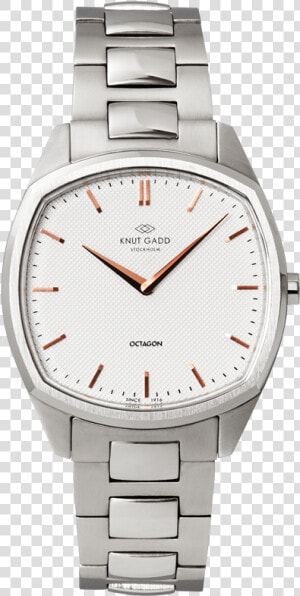 Octagon   Steel   White Title Octagon   Steel   White   Target Watches Mens  HD Png Download