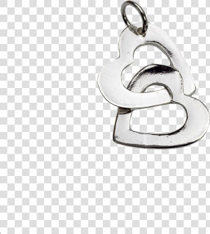 Double Hearts Charm   Locket  HD Png Download