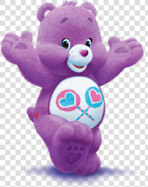 Care Bears Png   Transparent Care Bear Purple  Png Download