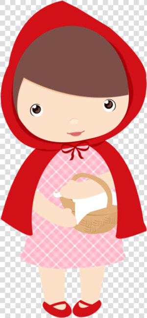 Red Riding Hood Clipart Happy Woman   Little Red Riding Hood Clip Art  HD Png Download