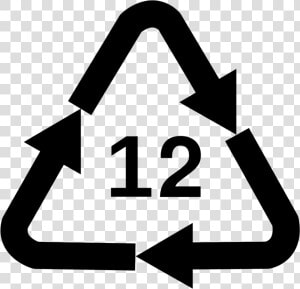 File   Recycle 12   Acrylonitrile Butadiene Styrene Symbol  HD Png Download