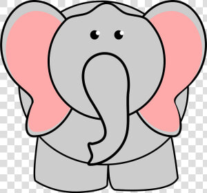 Cute Elephant Clipart   Elephant Sad Clip Art  HD Png Download