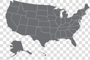 Usa Map Redbox   United States Black Map  HD Png Download