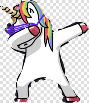 Unicorn Dabbing Clipart   Png Download   Dabbing Unicorn  Transparent Png