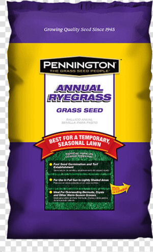 Pennington Annual Ryegrass   Pennington Annual Rye Seed Label  HD Png Download