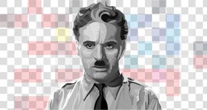 Charlie Chaplin The Great Dictator Art  HD Png Download