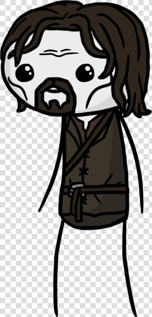 Aragorn From Lord Of The Rings   Cartoon  HD Png Download