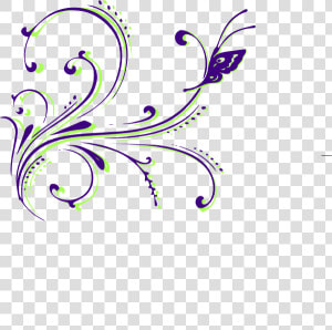 Butterfly Scroll Svg Clip Arts   Wedding Card Vector Design Png  Transparent Png