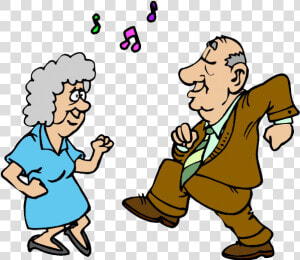 Old Couple Dancing Clipart   Png Download   Elderly Dancing Clipart  Transparent Png