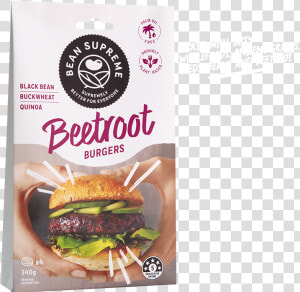 Beetroot Black Bean Burgers  HD Png Download