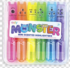 Mini Monster Scented Highlighter Markers  HD Png Download