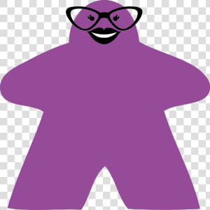 Purple Meeple  HD Png Download