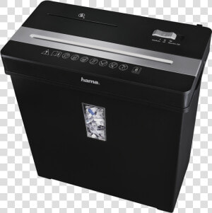 Abx High res Image   Hama X8cd Cross Shredding 70db Black silver Paper Shredder  HD Png Download