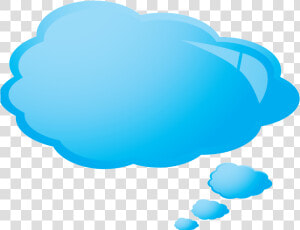 Happy Talk  Keep Talking Happy Talk » Blue Thought   Transparent Blue Thought Bubble Png  Png Download