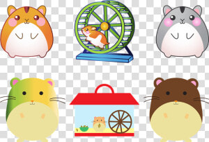 Hamster  Pet  Mouse  Cage  Hamster Wheel  Creature  HD Png Download