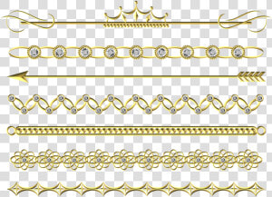 Gold  Divider  Line  Border  Set  Pack  Collection   Dividers And Borders Png  Transparent Png