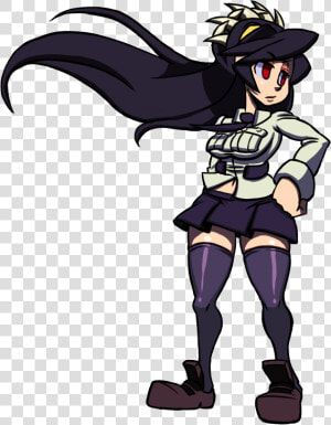 Skullgirls Filia Png   Filia Skullgirls Victory Pose  Transparent Png