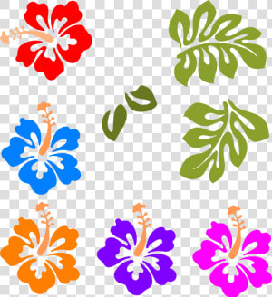 Tropical At Getdrawings Com   Hawaiian Tropical Flowers Clipart  HD Png Download