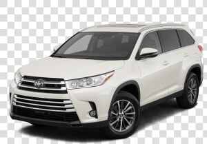 2019 Toyota Highlander   2019 Toyota Highlander Xle White  HD Png Download