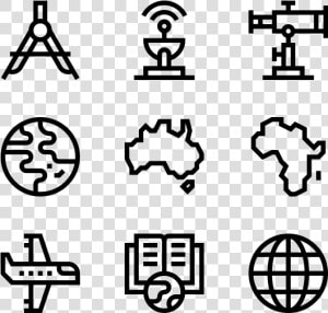 Geography   Coffee Icons Vector  HD Png Download