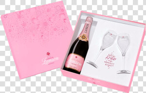 Gift Set Punta Del Este 2 Champagne Flutes   Lanson Gift Set  HD Png Download